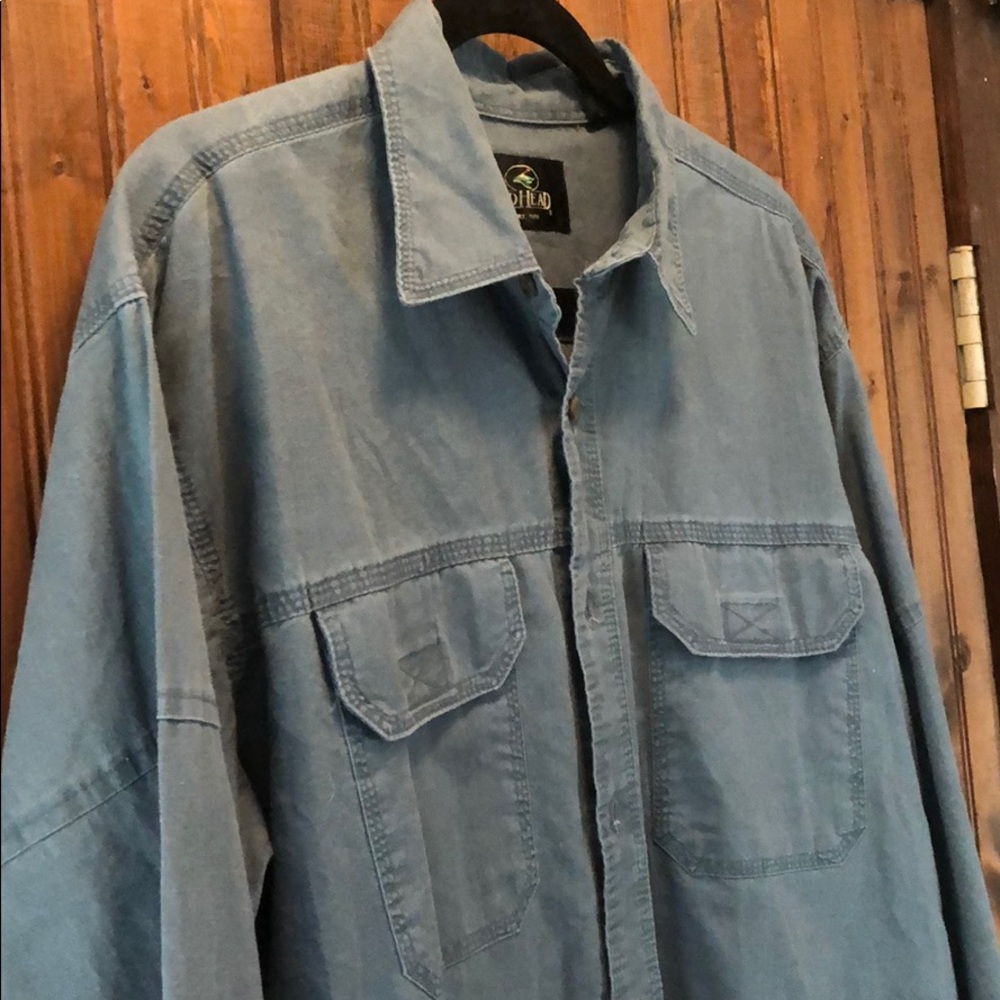 Redhead lightweight canvas outdoorsman shirt.